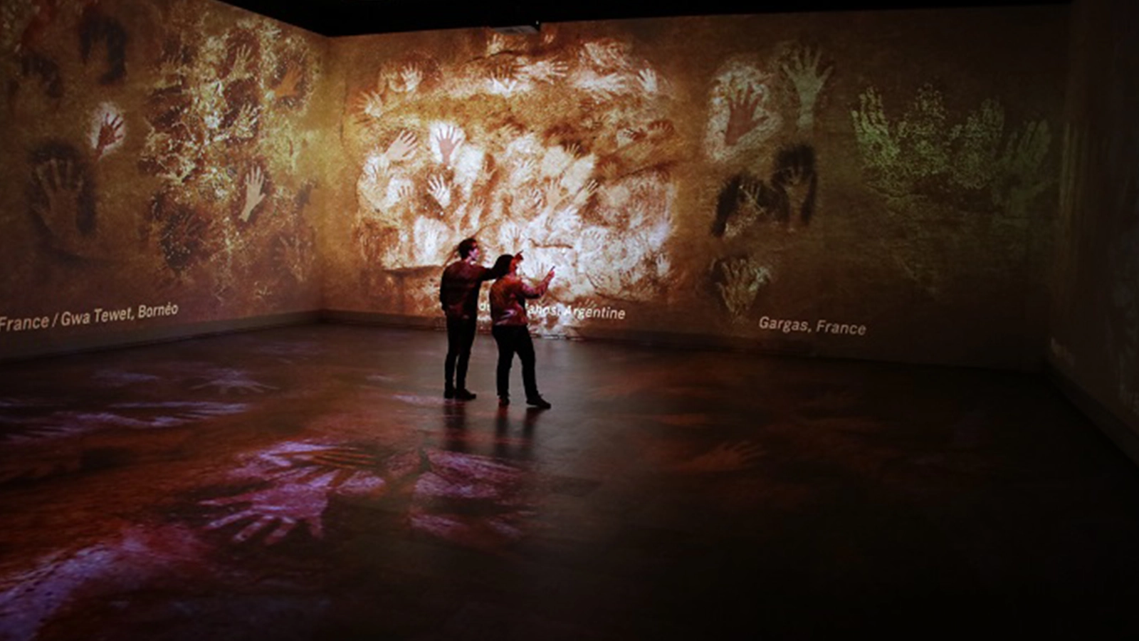 Projection du film Une Seule Humanité dans la Salle Immersive de Lascaux IV