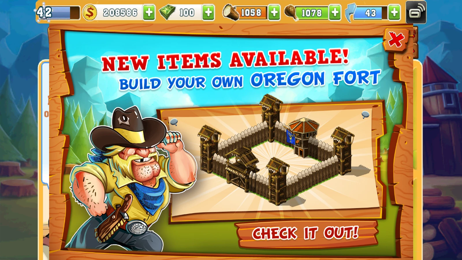 Oregon Trail AS limited-time event reward screenshot