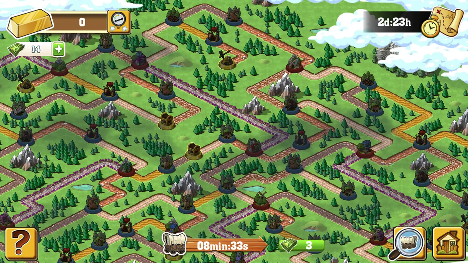 Oregon Trail AS Wild West Exploration map screenshot